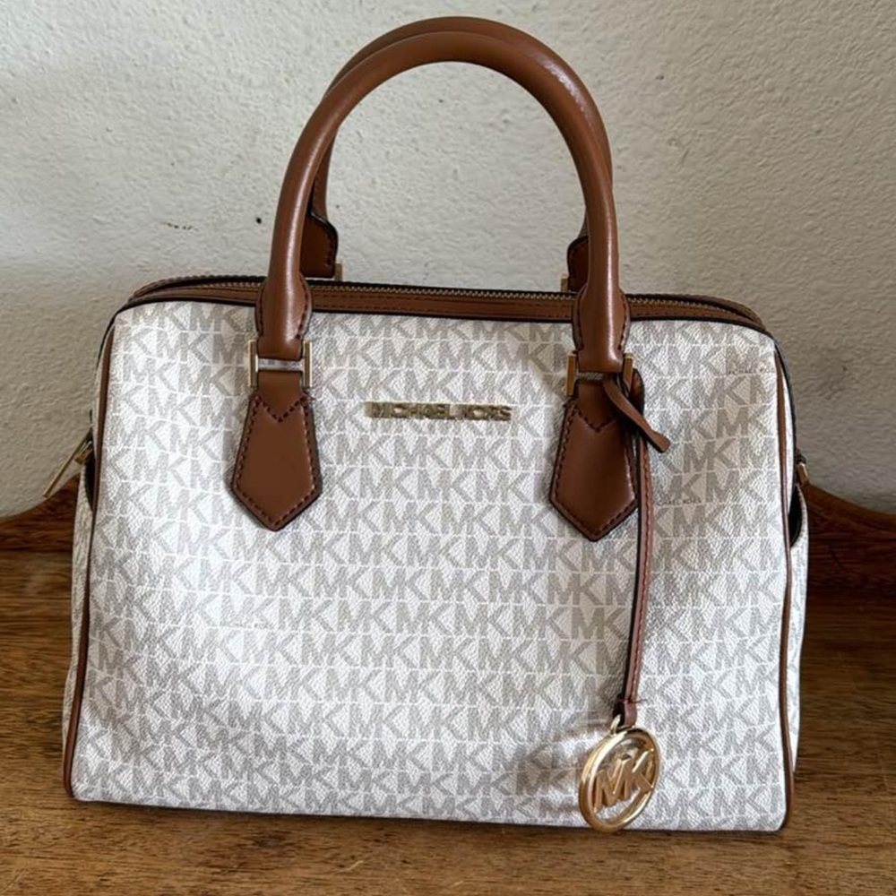 Michael Kors Satchel with Signature Monogram